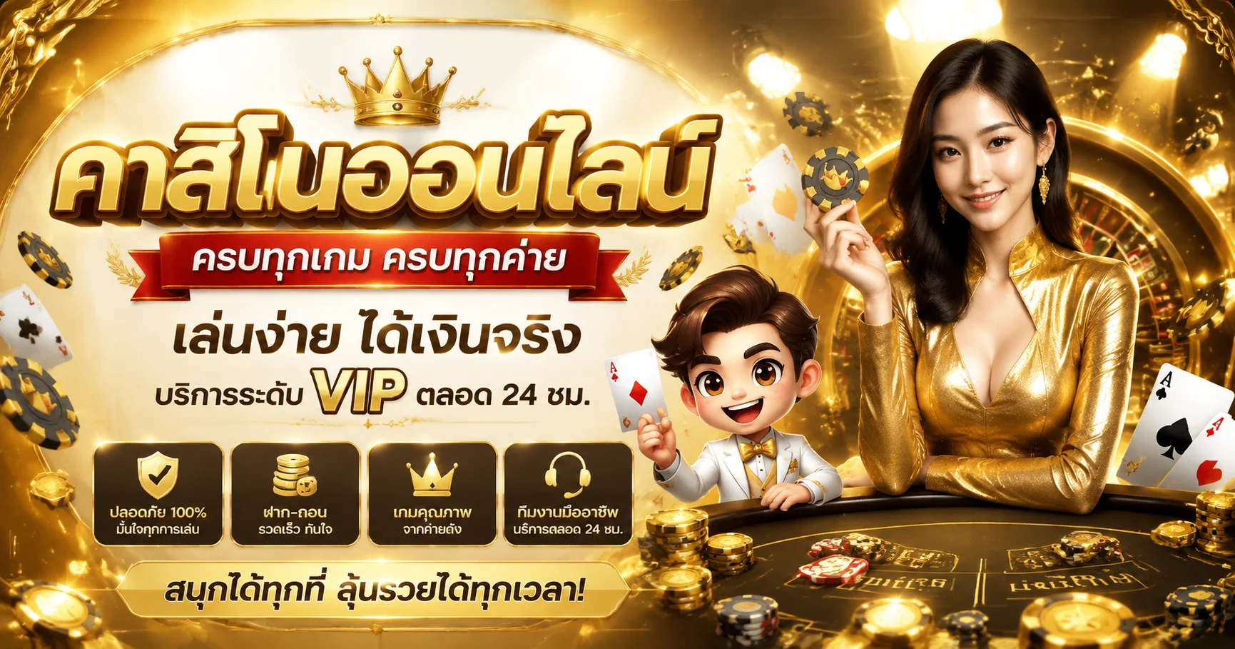 คาสิโนออนไลน์เว็บตรง MAYA777 บาคาร่า รูเล็ตสด